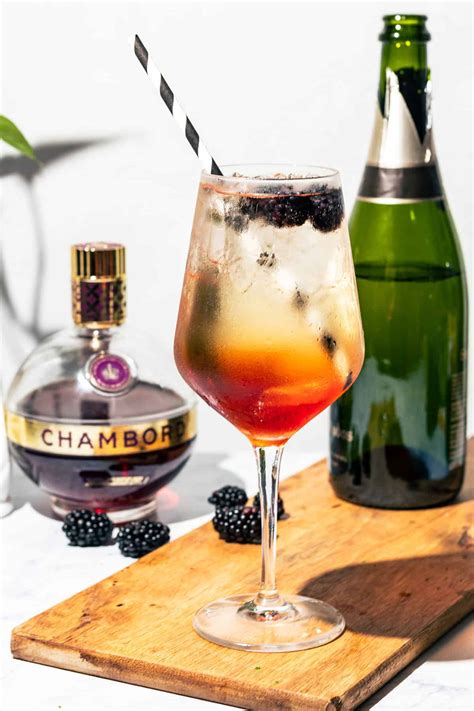 Wild Berry Chambord Spritz Cocktail 